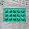 1Pc 15 Cavity Silicone Rose Mold Chocolate Candy DIY Dessert Pudding Cake Decoration Mould Ice Cube Making Tool