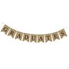 Burlap Banner Decoration Sign 2019 Uation