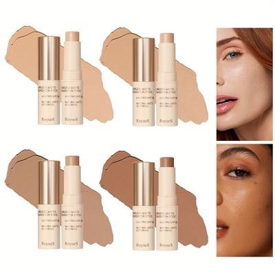 5 colori correttore fondotinta stick opaco contouring stick controllo olio naturale isolato BB cream idratante fondotinta idratante a lunga durata fluido