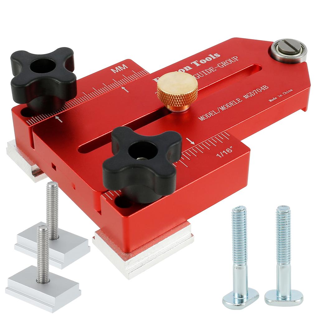 Woodworking Thin Rift Table Saw Jig Aluminum Sheet Cutting Guide Tool Precise Contour Module Board Slice Positioner