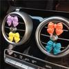 Bow-knot Car Air Vent Freshener Perfume Clip Woman Car Art Air Conditioning Clip Car Interior Decoration Accessories