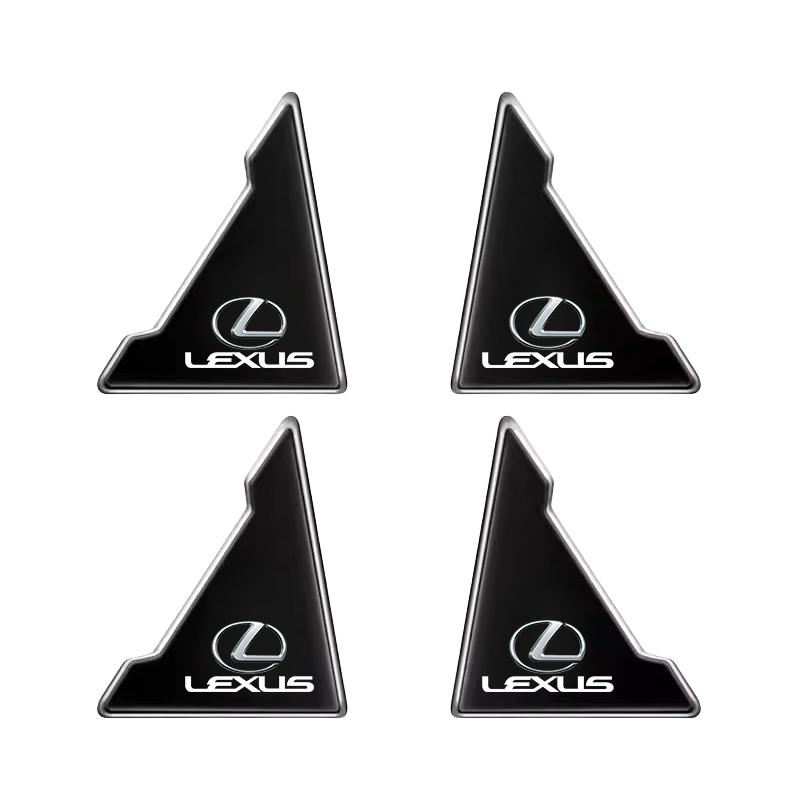 2/4Pcs Silicone Car Door Corner Cover Anti-scratch Stickers For Lexus GS IS LS500h ES260 ES300h RX350h NX260 UX260 LM LC RZ450e