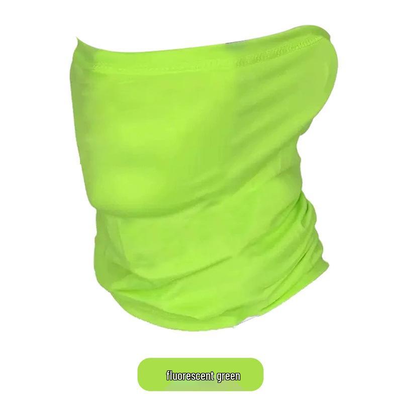 Bicycle Sunscreen Milk Silk Headscarf: Multi-Function Outdoors Face & Neck Cover for Cycling and Fishing