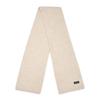 mardmard black label hairy knit muffler - beige
