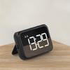 Charging LED Mirror Large Font Alarm Clock LED Digital Luminous Clock Dimmable and Adjustable Volume