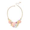 Dopamine Starfish Shell Coral Diamond-Encrusted Necklace Beach Vacation Style Accessory Women's Fashion Trend Gift