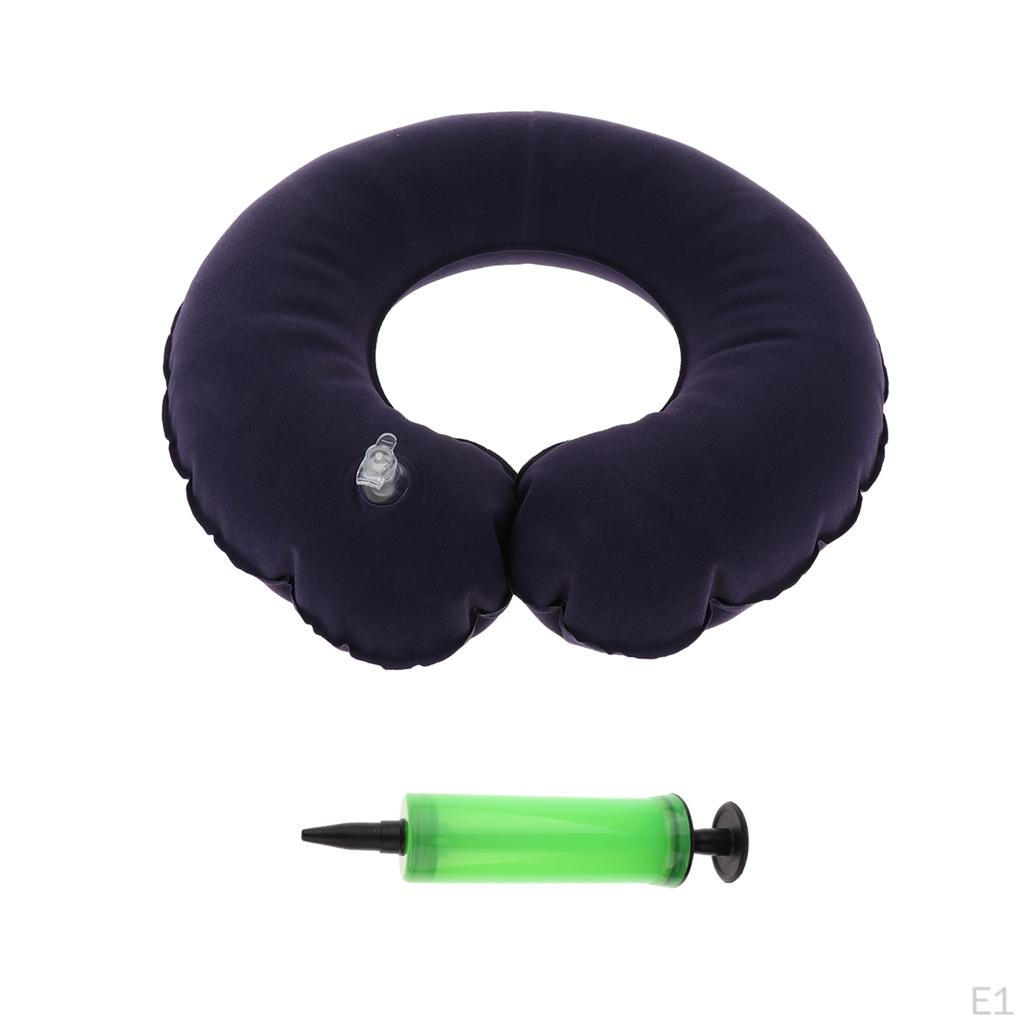 Coccyx Tailbone Inflatable Seat Cushion Pad Washable with Air Pump