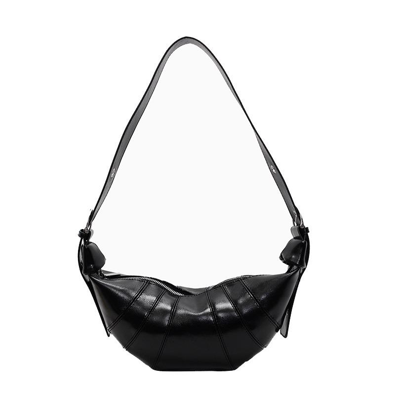 Niche horn bag women's new spring and summer fashion retro versatile underarm shoulder messenger bag