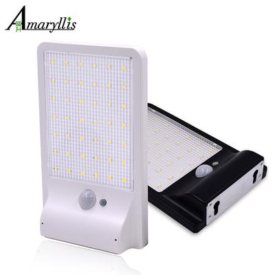 Upgraded 42 Led Solar Light Ultra Thin Wireless Outdoor Motion