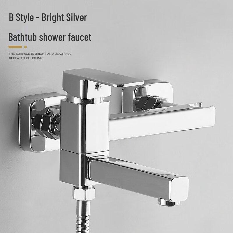TLXT Square Shower Bathtub Faucet