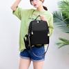 Pure Color Multipurpose Oxford Cloth Backpack For Women With Adjustable Straps