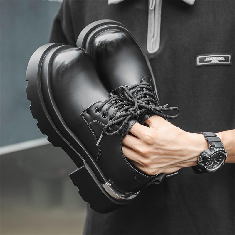 Luxusní značkové pánské outdoorové pracovní boty Designové business casual boty Silná podrážka Britský styl Formální boty pro muže Společenské boty