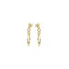 Boucles d'oreilles en or jaune 18 carats - Othoai