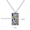 Demon Slayer Ghost Blade Pendant Anime Halskjede Choker Cartoon Cosplay smykker