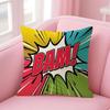 Art Welcome Cushion Cover Natural Linen Pillow Case DoubleSided Print Decorative Sofa Pillowcase Home Decor Gift