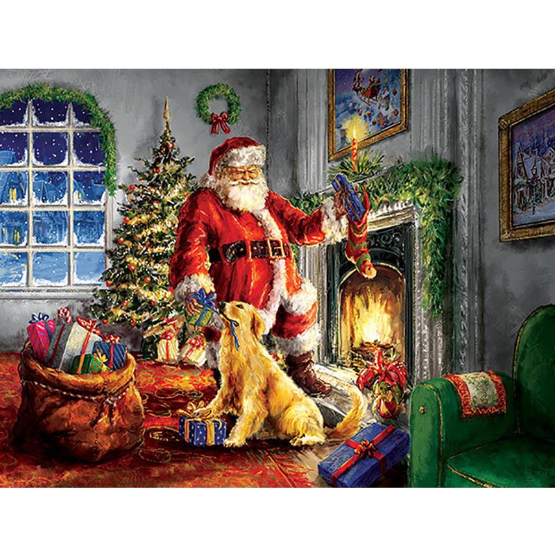 Volle 5D Diy Diamant Malerei Weihnachten Serie 3D Diamant Stickerei Kreuz Stich Mosaik Hause Dekorative Malerei Weihnachtsgeschenk