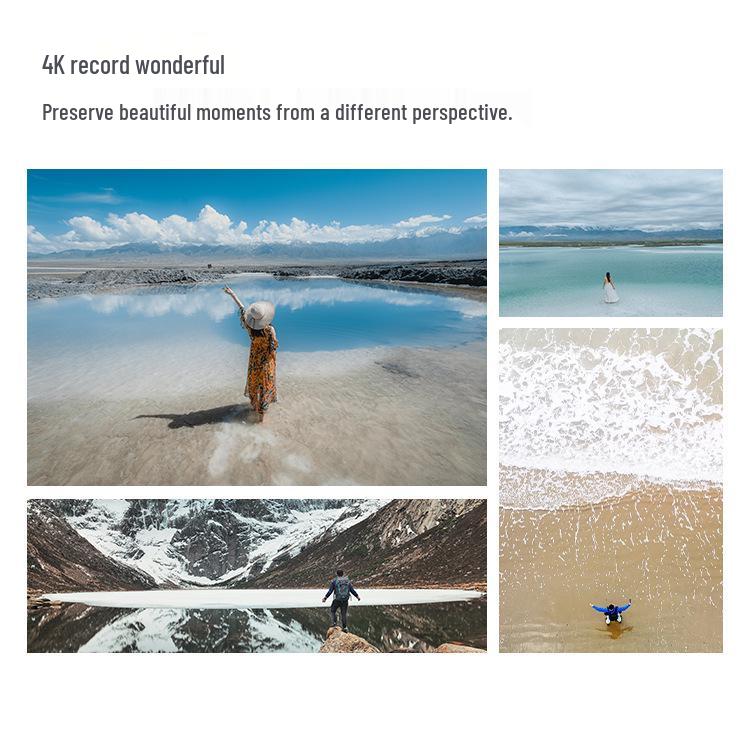 HD Kids' Remote Control Folding Quadcopter Drone Toy for Aerial Photography