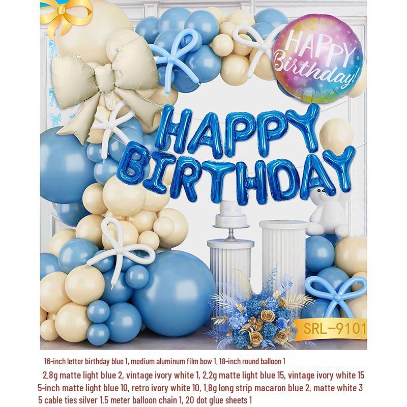 Adult & Children Birthday Number Balloon Decoration Set