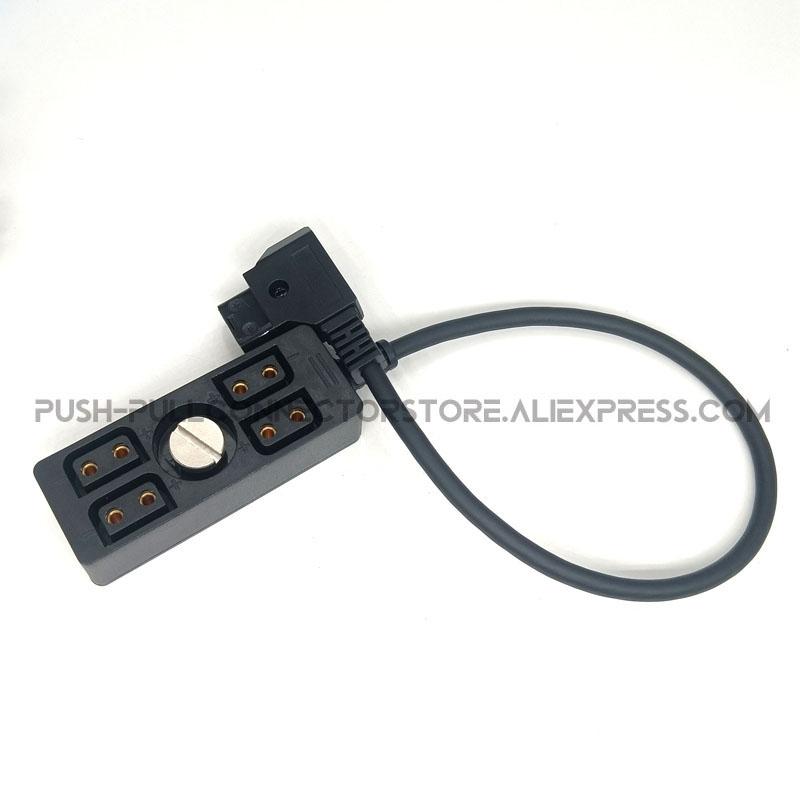 Soft Flexible Cable 1/4screw D-TAP to 4D-tap Female Camera power Distributor dtap splitter For TITLA