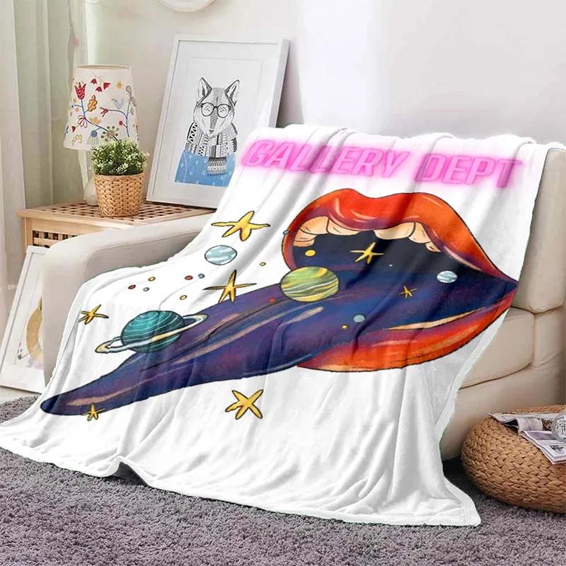 G-Gallery D-Dept Print Flannel Blanket Children Teen Family Gift Portable Home Travel Bed Sofa Office Plush