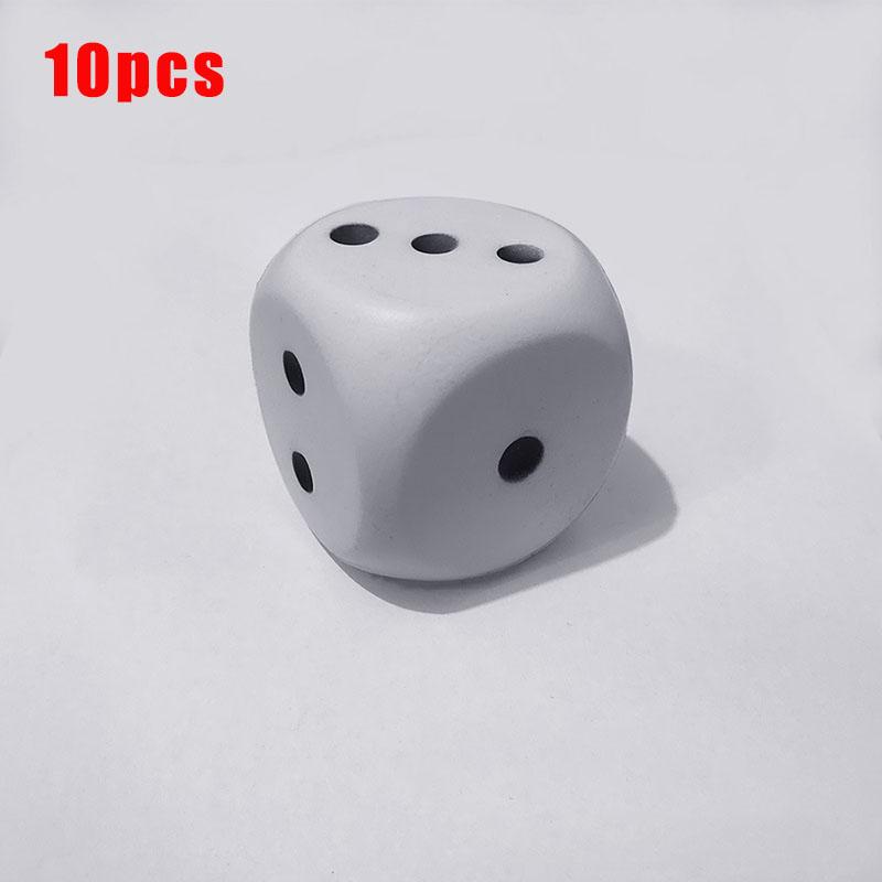 5/10pcs Big Sponge Dice Soft And Elastic Toys Color Solid Point Dice 6cm Cognitive Amusing Props Party Home Garden Game Tool