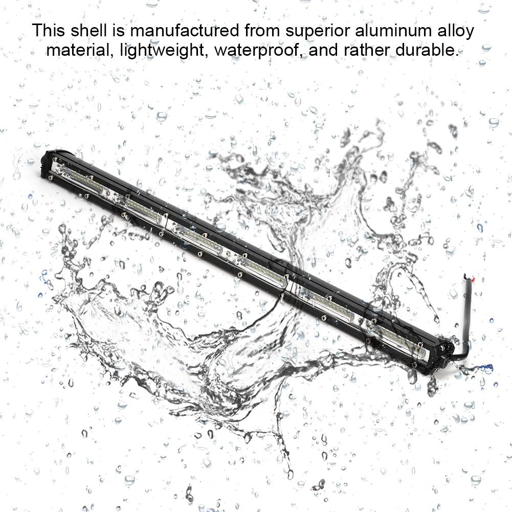 180W Universal Car Boat Modified 60LED Work Lamp Bar Driving Light Accessory