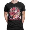 Hazbins Hotels Alastor und Lucifer Herren T-Shirts Dämonisches Verrücktes T-Shirt Kurzarm Rundhals T-Shirts 100% Baumwolle Partykleidung