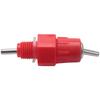 A84E-50Pcs Water Nipples Stainless Steel Ball Drinker Poultry Chicken Duck Screw