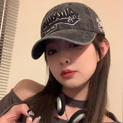 Bestickte Buchstaben Baseballkappe für Männer Frauen Retro Gewaschene Baumwolle Snapback Outdoor Sport Sonnenhüte Hip Hop Street Dad Trucker Cap