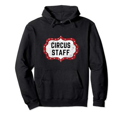 Funny Carnival Staff Circus Theme Party Vintage Carnival Hoodie