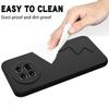 For Realme 12 5G/12x 5G Case Liquid Silicone Drop-Proof Phone Cover with Wrist Strap