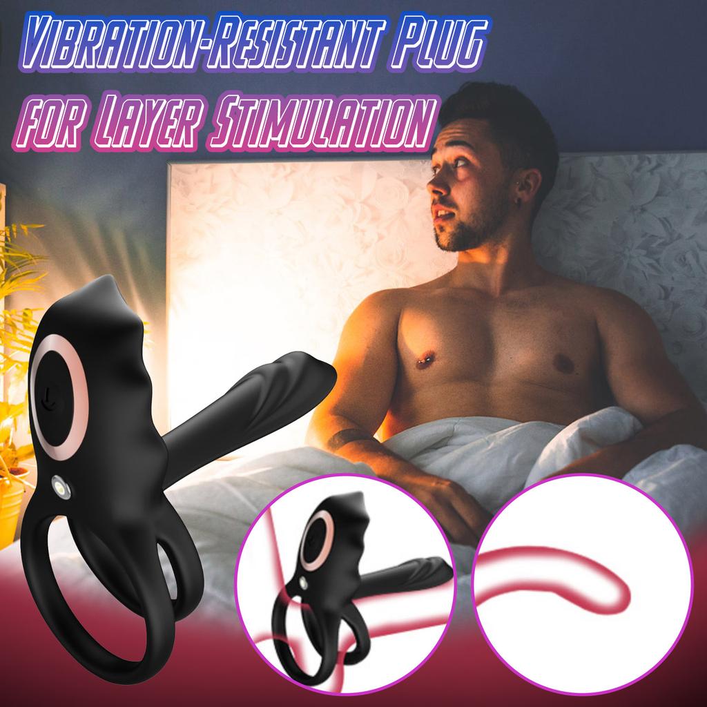 Adult Toys, Delay Rings For Men And Women, Couples' Delay Rings, Vibrating Rose,shaped Ring And Clamp.