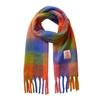 Timberland Women's Brushed Multi Check Scarf, Fruit Dove, TB0A617JEFR1