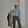 2025 Autumn Women's Versatile Round Neck Knit Sweater - European & American Fashion