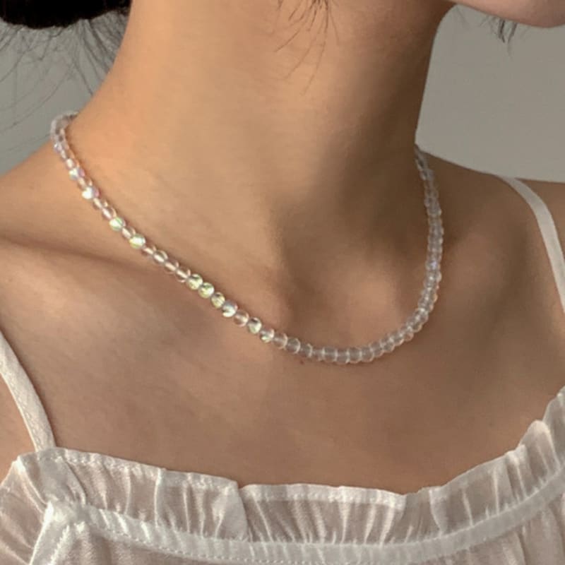 TORTOISE [Silver925] Fez Jelly Thin Necklace_2colors