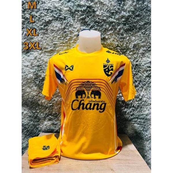THAILAND National Football Soccer Vintage Shirt Polo Flag Unisex Men Women Training JERSEY Print Quick Dry Short Sleeve Uniform Elephant Badge Logo