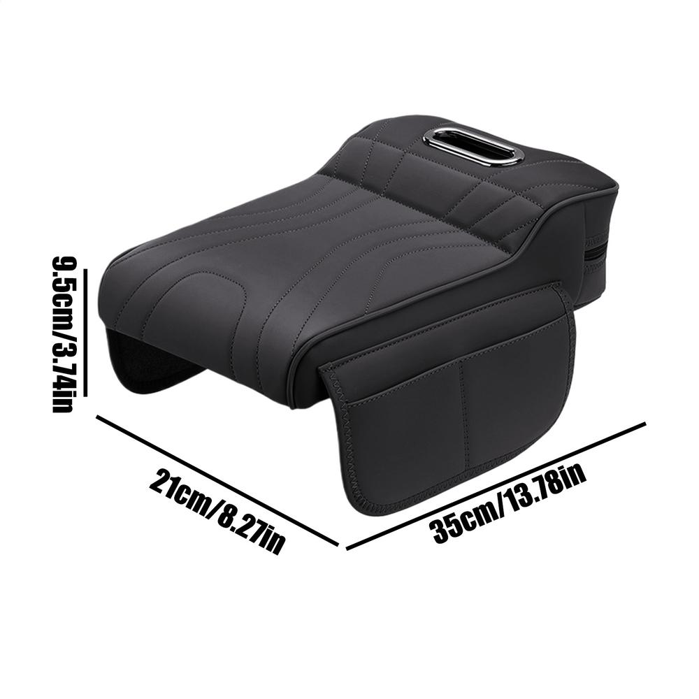 Center Console Cover Auto Armrest Protector Pad Center Console Cushion Multifunctional Auto Arm Rest Pad for Most Vehicles чёрный