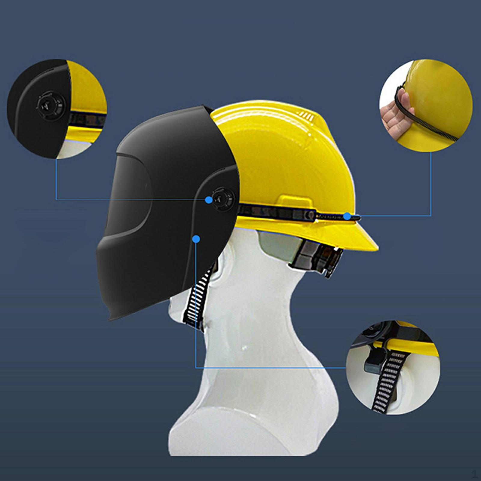 Hard Hat Adapter Welding wearing Headband,Adjustable Lightweight Electric Welder