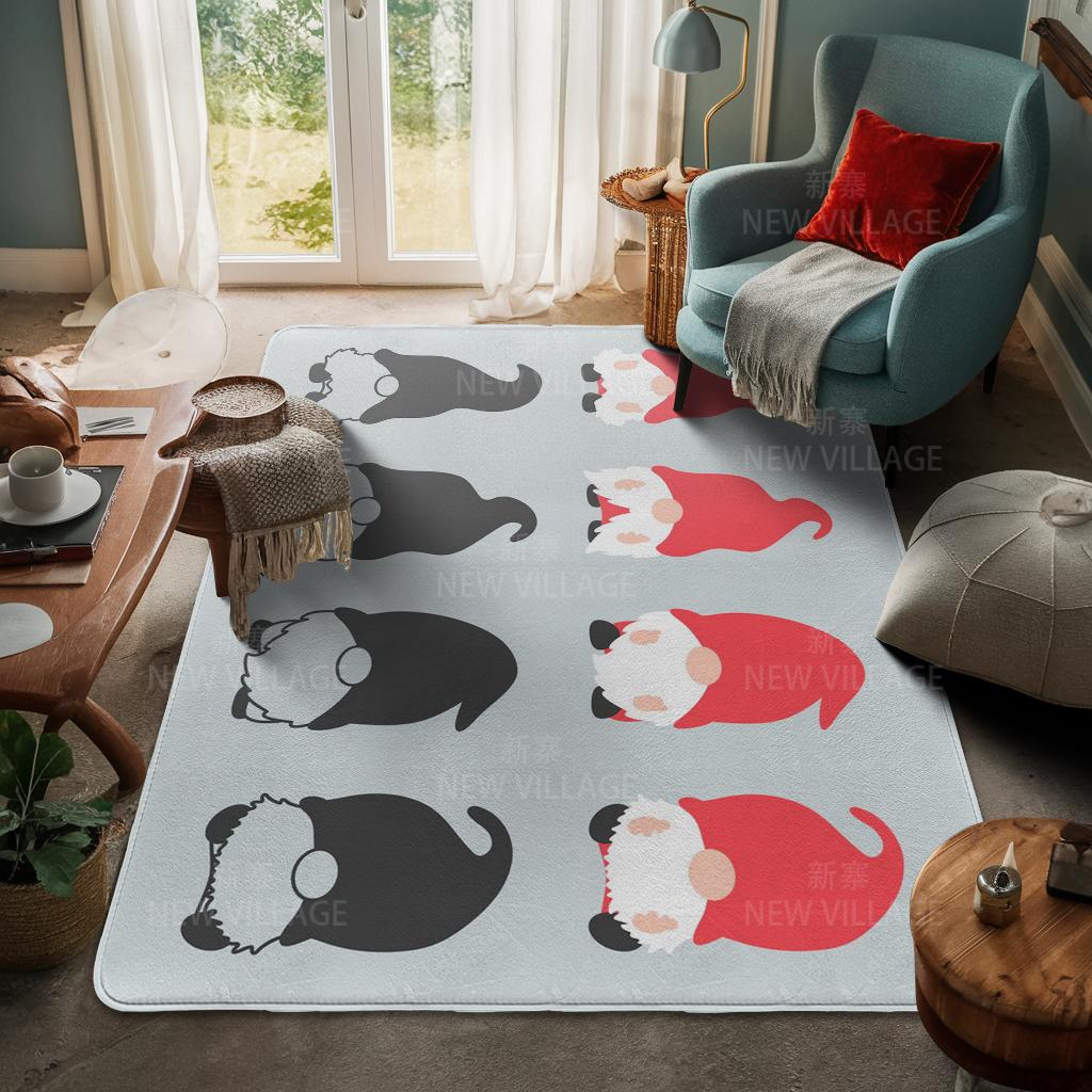 House Entrance Carpet Home Door Mat Living Room Bath Foot Bathroom Non-slip Water Absorption Rugs Bath Merry Christmas Winter