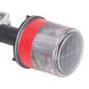 Solar Powered LED Strobe Robust Reflective Waterproof Beacon Warning Light Cone Lamp with Iron Bracket