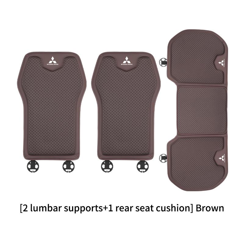 xkhr10 Car Rear Front Seat Cover Anti-slip Pad Protect Seat Mat Ice Silk Cushion For Mitsubishi Lancer ASX Pajero Mirage Attrage