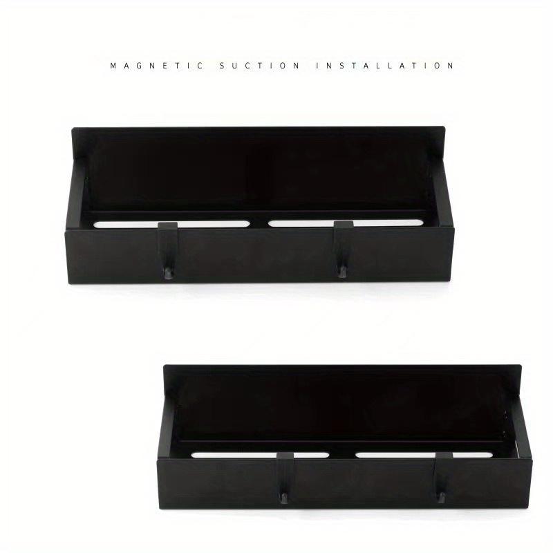 1/2pcs Magnetic Storage Shelf  Household Kitchen Refrigerator Washing Machine Side Hanging  Rack, Multifunctional Storage Rack