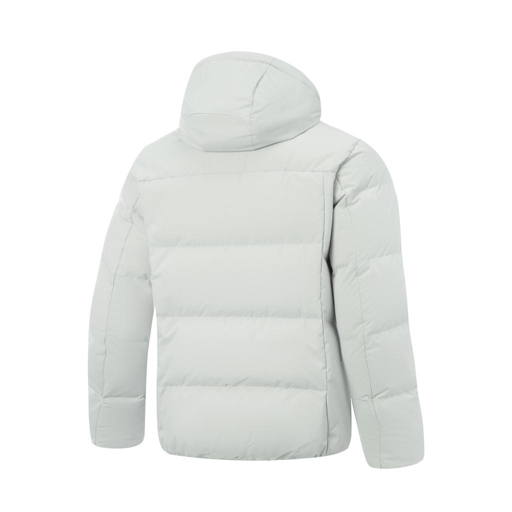 Li-Ning Serie Fitness Chaqueta de Plumas Cálida Cortavientos Resistente al Agua para Hombre Ropa Exterior AYMV153-4