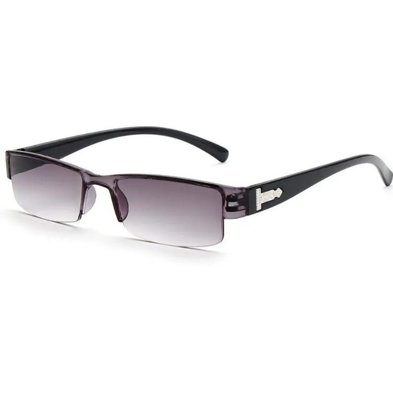 1 PC Half Frame Reading Glasses Women/Men Older Fashion Presbyopic Eyeglasses Portable High-definition Vision Care +1.0~+4.0