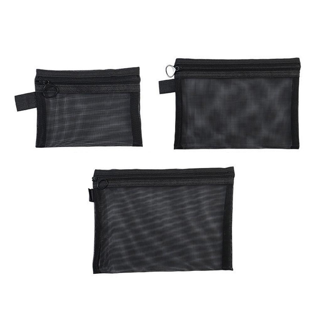 

Portable Large Capacity Makeup Bag Mesh Hard Disk Card Reader Earphone Data Cable Chargers Storage Bags Travel Toiletry Organiz