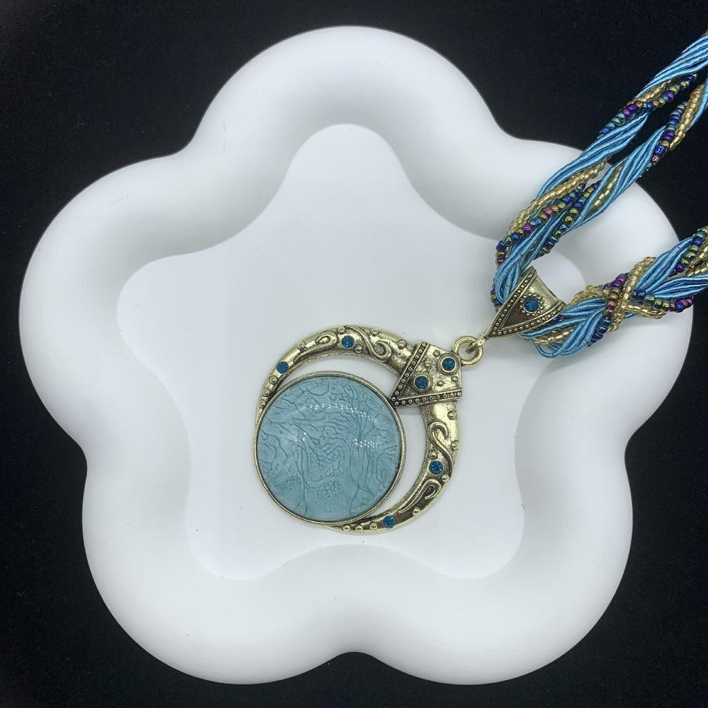 Handmade Bohemian Styles Bead Necklace Offering a Unique Blend of Art and Nature for Fashion Enthusiasts Casual Wear