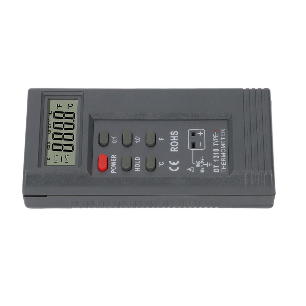 DT1310 K Type Thermocouple Thermometer  200 celsius  to 1370 celsius   328 Fahrenheit  to 2480 Fahrenheit  Single
