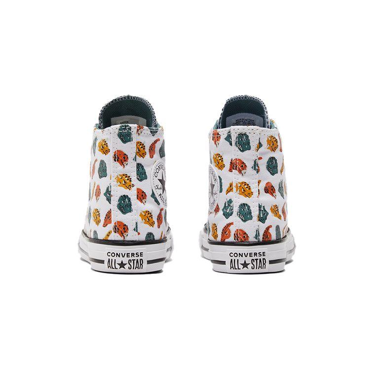 Converse Chuck Taylor All Star Canvas Full Print Cartoon Pattern Casual High Top Kids Canvas Shoes Kids Sneakers Multicolor 671707C
