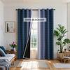 Full Blackout Curtain Finished Product Sunscreen Heat Insulation Balcony Bedroom Living Room Gradual Change No Punching Opaque