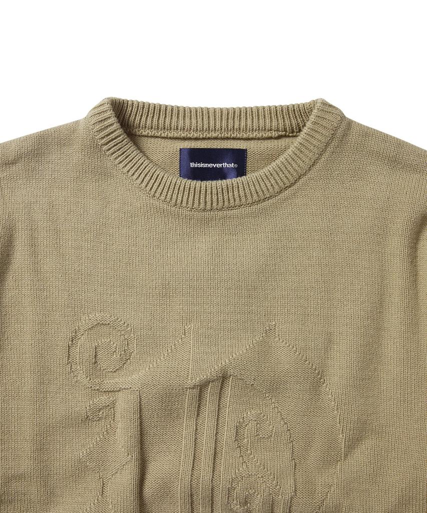THISISNEVERTHAT Fortuna N-Logo Sweater Beige